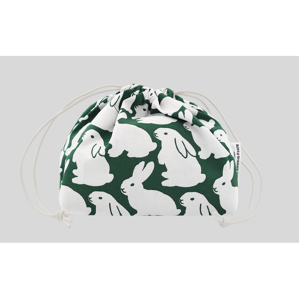 Plump Storage Little Green Bunnies M